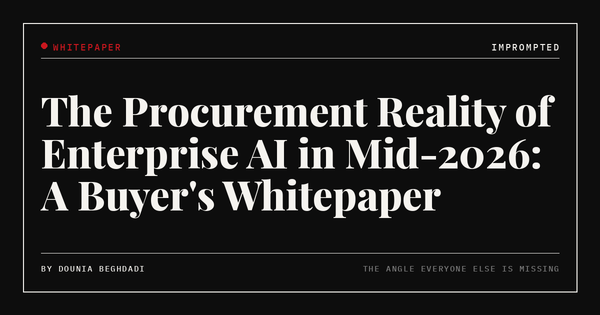 The Procurement Reality of Enterprise AI in Mid-2026: A Buyer's Whitepaper